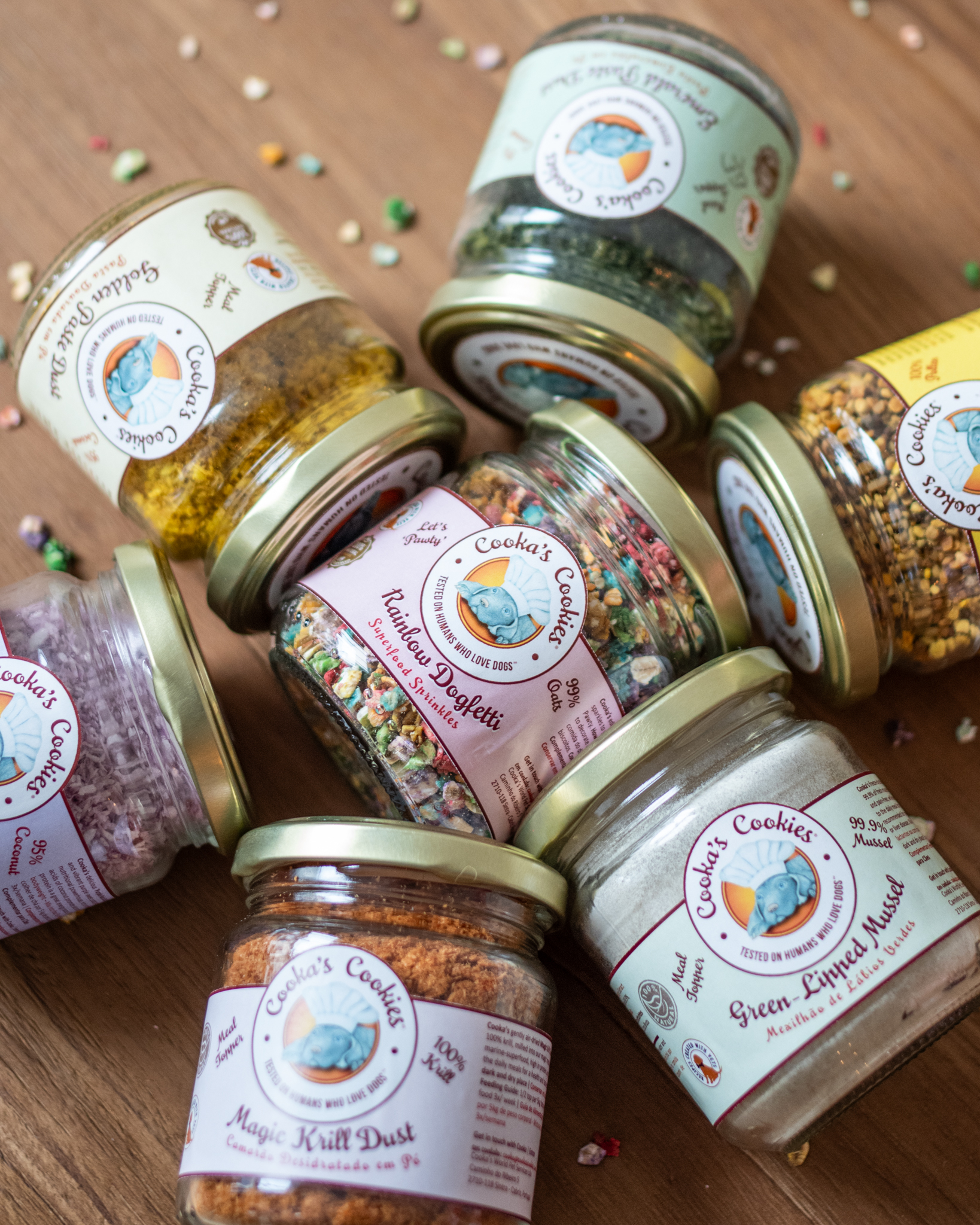 Cooka's Cookies | Rainbow dogfetti